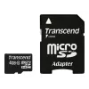 Flash atmiņa Transcend 4GB MicroSDHC Class 10 ar adapteri