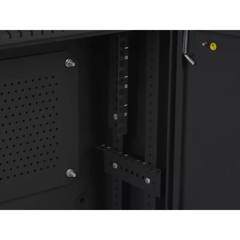 Wall mounted rack Lanberg WAF1-5203-04-00B 4U Melns