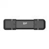 Silicon Power DS72 USB zibatmiņa 250 GB USB Type-A / USB Type-C 3.2 Gen 2 (3.1 Gen 2) Melna