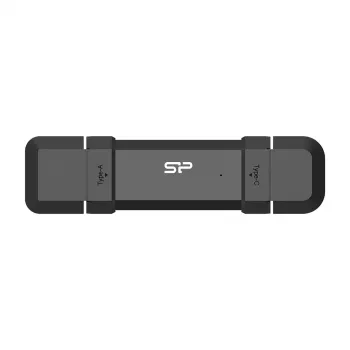 Silicon Power DS72 USB zibatmiņa 250 GB USB Type-A / USB Type-C 3.2 Gen 2 (3.1 Gen 2) Melna