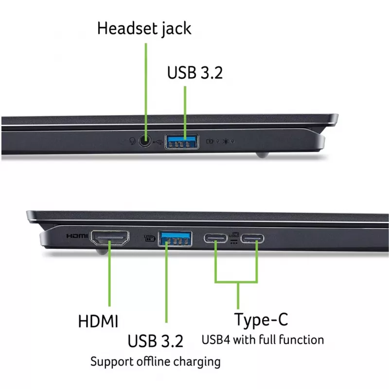 Portatīvais dators Acer Swift SFG16-61-R6QV 16 collu AMD Ryzen AI 7 350 32GB 1TB AMD Radeon 860M Windows 11 Home