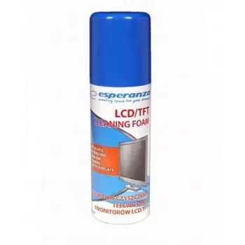 Aprīkojuma tīrīšanas putas ESPERANZA ES101, universāls tīrītājs LCD/TFT/Plasma, 100 ml
