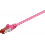 Microconnect SSTP620PI tīkla kabelis rozā 20 m Cat6 S/FTP (S-STP)