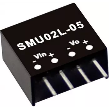 Barošanas adapteris/pārveidotājs MEAN WELL SMU02L-12 2 W, ieeja 4.5–5.5 V, izeja 12 V
