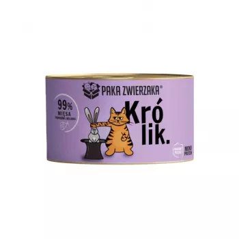 PAKA ZWIERZAKA Rabbit - mitrais kaķu barība - 200 g