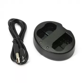 Charger extra digital for Canon LP-E8 (model DV00DV3255) — divu bateriju lādētājs LP‑E8 baterijām
