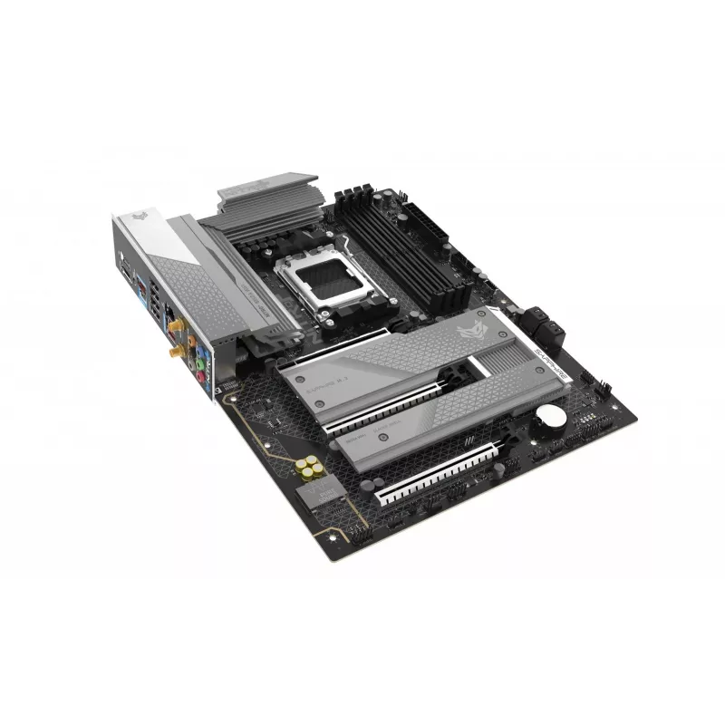 Mātesplate Sapphire NITRO+ B850A WIFI 7 AMD B850 Socket AM5 micro ATX, DDR5, 4 DIMM, 256GB, Wi‑Fi 7, 2.5GbE