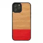 Aizsargājošs tālruņa vāciņš man and wood iPhone 12 Pro Max — skujiņas raksta acālijas melns