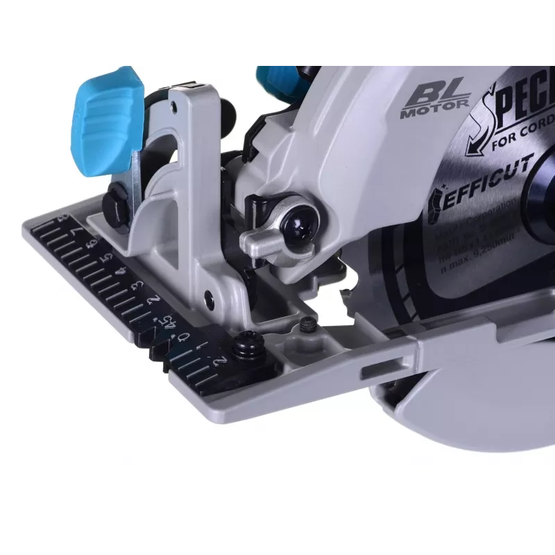 Makita DHS680Z pārnēsājamais ripzāģis tirkīza krāsā 5000 RPM 18 V