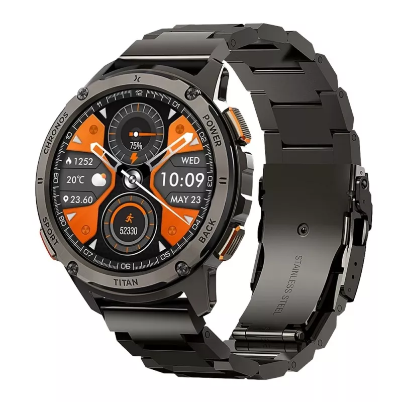 Smartwatch FW110 Titan Chronos melns