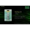 Atslēgu piekariņa lukturītis Nitecore TIKI GITD Pelēks — USB uzlādējams, 1 lm, 55 mm, 12 g, IP66