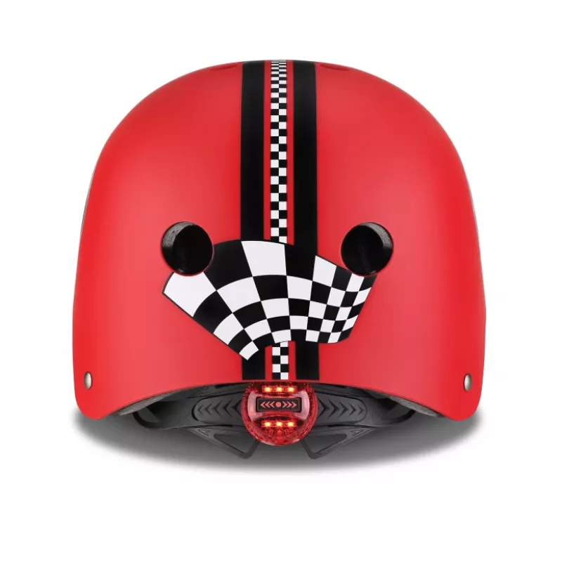 Aizsargķivere GLOBBER Elite Lights XS/S 48–53 cm sarkana