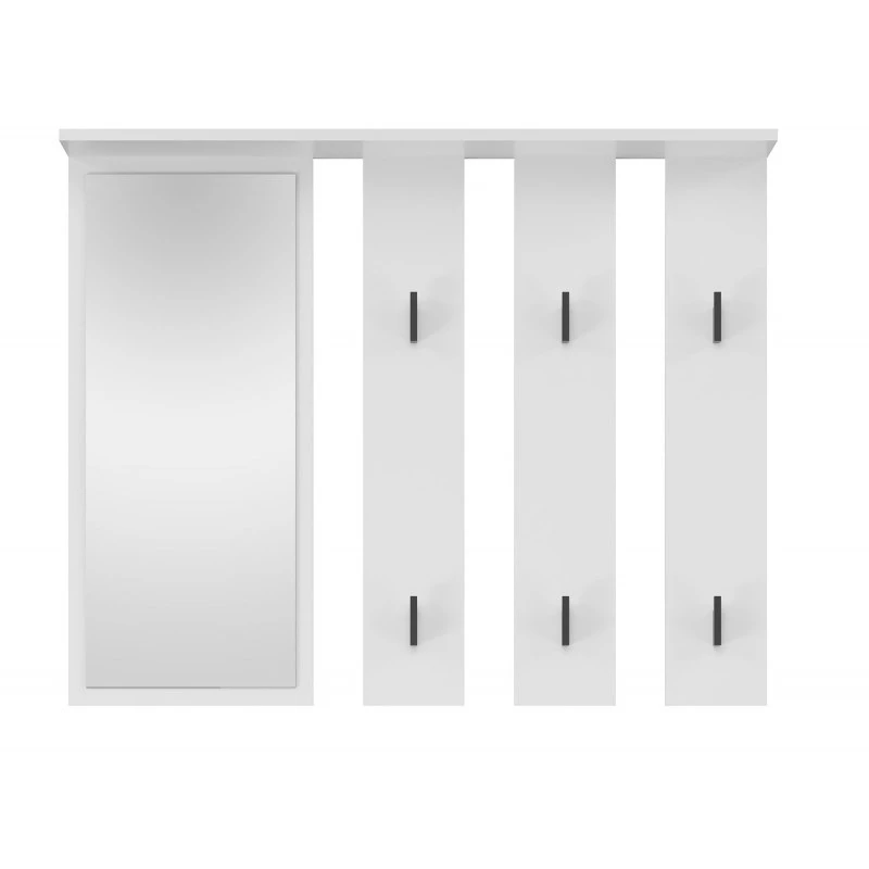 Hanger + mirror PARMA 100x15x.81.5 cm, Balts