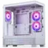 PHANTEKS XT View Matrix PC-Enclosure, Midi-Tower, E-ATX, Tempered Glass, Matrix LED - Balts (PH-XT523VM1_DWT01)