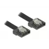 SATA kabelis DeLOCK 83841 0,5 m SATA III 7-pin melns