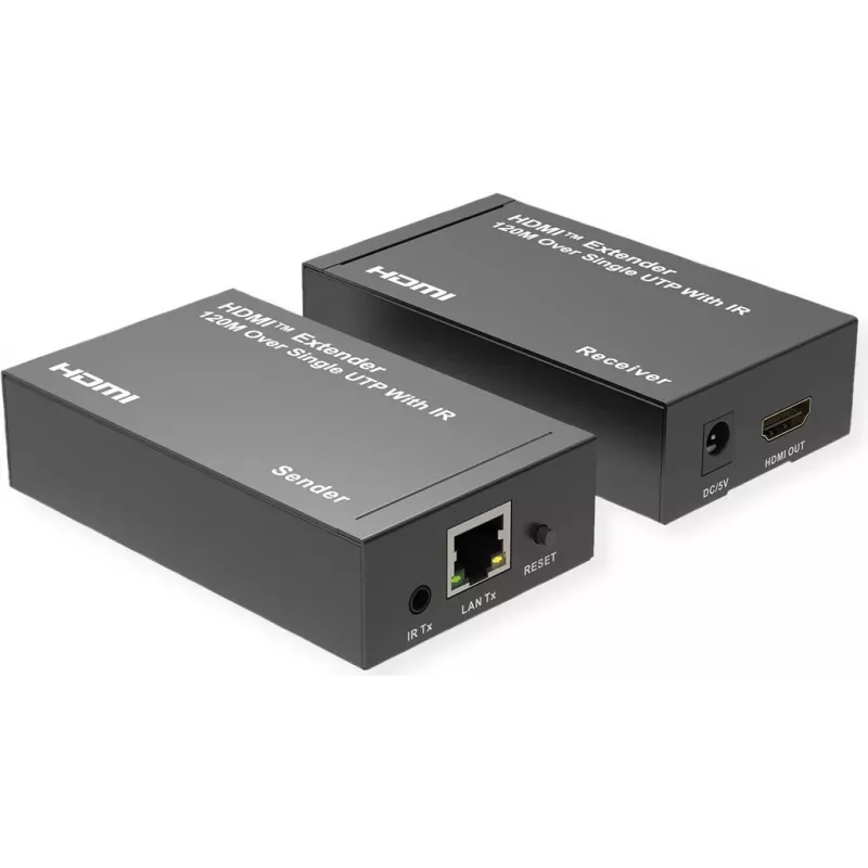 ROLINE HDMI-Verlängerung via IP 1080P 120m mit IR - Digital/Display/Video (14.01.3641)