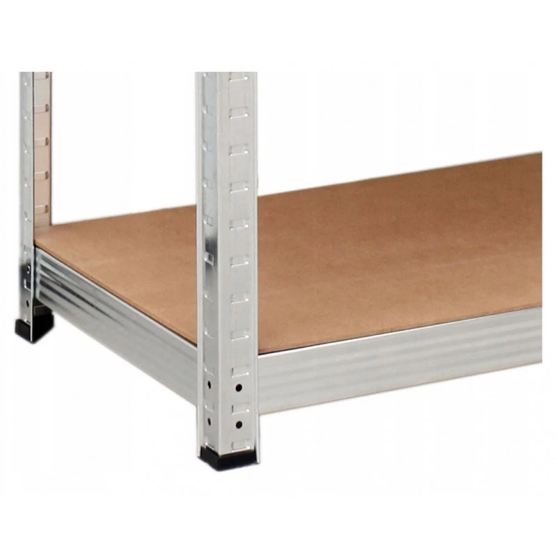 Topeshop Uzglabāšanas plaukts G9030 dārza instrumentu uzglabāšanas plaukts, brīvi stāvošs, cinkots tērauds, MDF