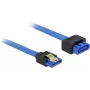 SATA kabelis DeLOCK 84972 0,3 m SATA 7-pin Melns Zils
