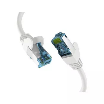 EFB-Elektronik RJ45 komutācijas kabelis ar Cat.7 neapstrādātu kabeli, balts, 25 m, S/FTP PIMF, tīkla kabelis LAN DSL ražotājs: EFB Elektronik (EC020200144)