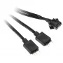 Kabeļa adapteris Kolink 4-pin vēdeklim uz 3-pin 5V ARGB, 0,4 m