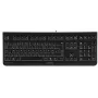 CHERRY KC 1000 tastatūra mājas USB Šveices melna