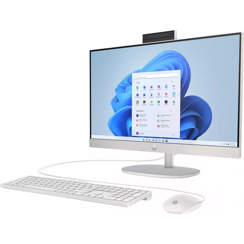 HP 24-cr0006ng - Viss-vienā (Complete Solution) - Ryzen 5 7520U / 2,8 GHz - RAM 16GB - SSD 512GB - NVMe - Radeon 610M - 1GbE, Wi-Fi 6, Bluetooth 5,3 - WLAN: 802,11a/b/g/n/ac/ax, Bl