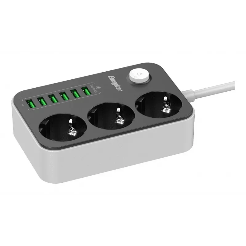 Pārnēsājams ārējais akumulators Energizer EPB2500W01EU 2500 mAh USB izeja kompakts lādētājs