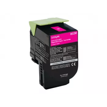 Lexmark 80C20M0 tonera kasetne 2500 lappuses purpursarkana