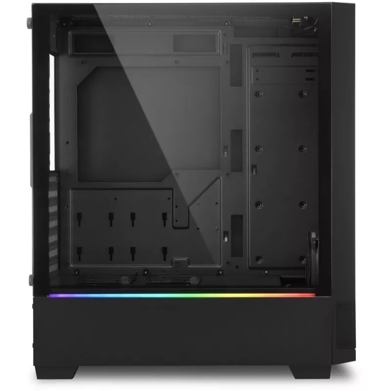 Sharkoon RGB FLOW Midi Tower ATX bez barošanas bloka USB/Audio