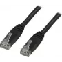 Tīkla kabelis Deltaco UTP Cat6 RJ-45 RJ-45 2 m Melns
