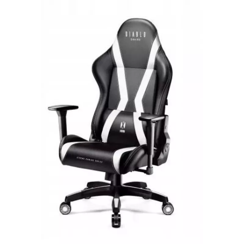 Diablo X-HORN 2.0. Normal spēļu krēsls melnbalts