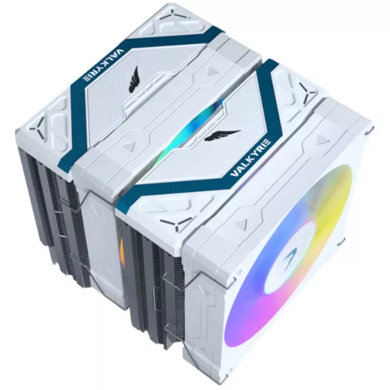 CPU dzesētājs Valkyrie Vind DL125 White by Valkyrie — modelis VK-AIRDL125W, viegls un izturīgs dizains