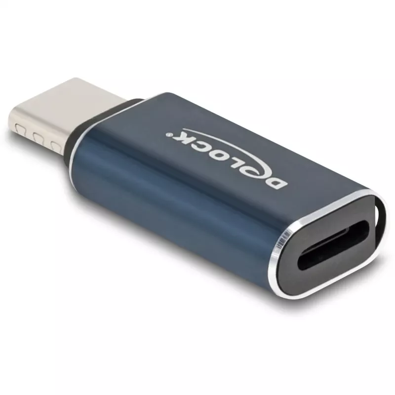 Kabeļu savienotāju adapteris DeLOCK 60688 USB 2.0 Type-C uz 8 kontaktu Lightning antracīts