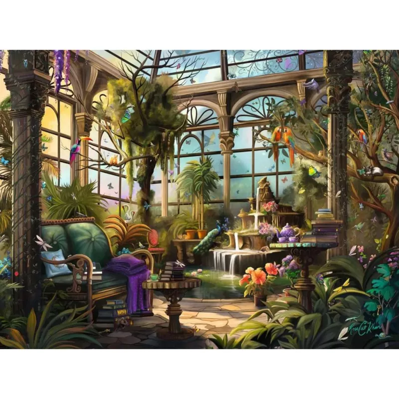 Puzle Ravensburger The zaļa House 1500 gab.