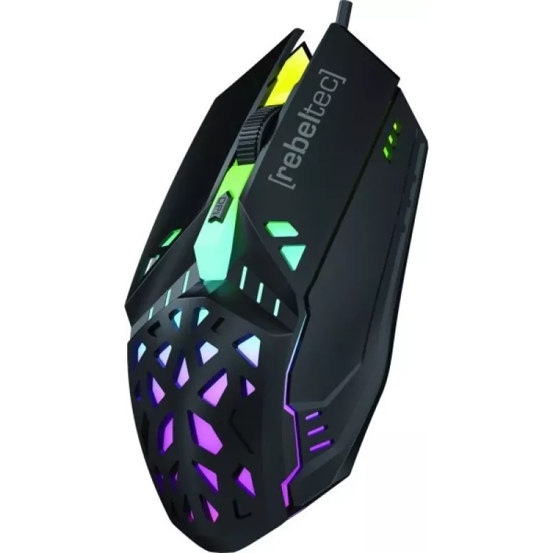 Vadu spēļu pele Rebeltec SHARK — ergonomisks dizains, optiskais sensors