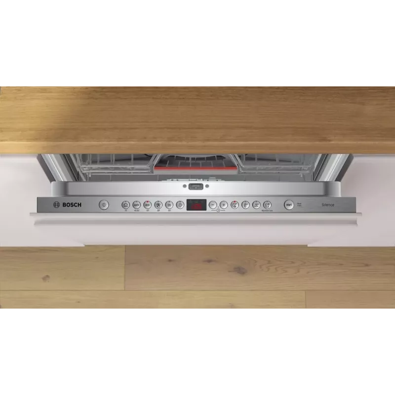 Bosch trauku mazgājamā mašīna | SMV46KX12E | Iebūvējama | Platums 60 cm | Galda klājumu skaits 13 | Programmu skaits 6 | Energoefektivitātes klase E | AquaStop funkcija | Balta