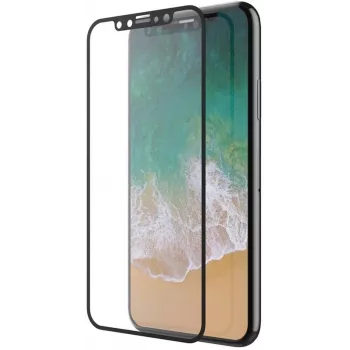 Rūdīta stikla ekrāna aizsargs Devia Van Entire View Pretatspīduma iPhone XS Max 6.5 melns