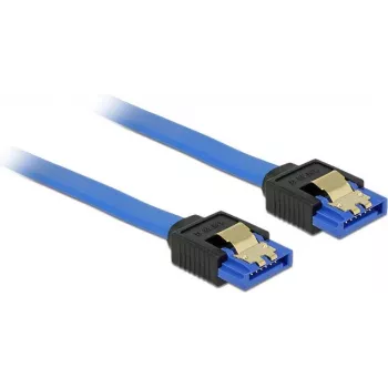SATA kabelis DeLOCK 84978 0,3 m SATA 7-pin melns zils