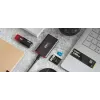 Emtec X210 ELITE 2 TB USB Type-C 3.2 Gen 2 (3.1 Gen 2) Melns, Sarkans