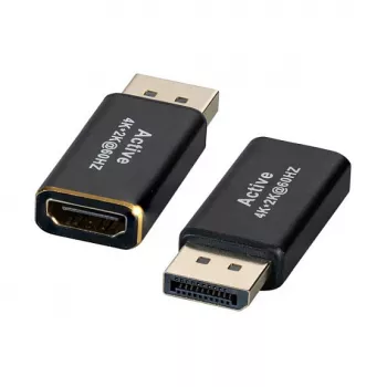 EFB-Elektronik DisplayPort adapteris, DP spraudnis, uz HDMI A tipa ligzdu, 4K 30 Hz. Ražotājs: EFB Elektronik (EB484-4K30)