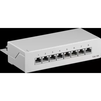 Goobay 62063 - RJ-45 - Cat6a - S/UTP (STP) - 22/26 - pelēks - montāža statīvā (62063)