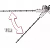 Einhell dzīvžogu šķēres/zaru zāģis GC-HC 90/2046 T
