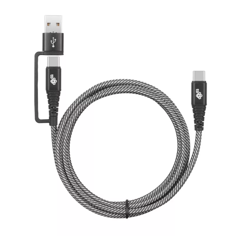 USB A–C kabelis TB AKTBXKUCTOA120B 1,2 m, melns