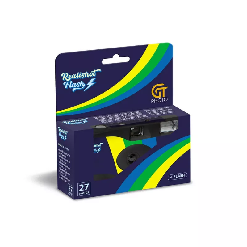 Kompakta kinokamera GT Photo GT27FL 135 mm Melna Zila 31 mm