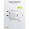 Goobay Universāls melns AC ātrās uzlādes iekštelpu lādētājs 65403 USB Type-C 110-240V