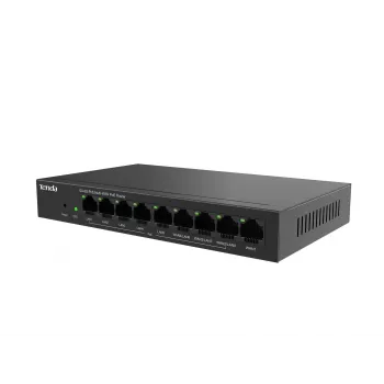 Vadu maršrutētājs Tenda G0-8G-PoE Gigabit Ethernet melns