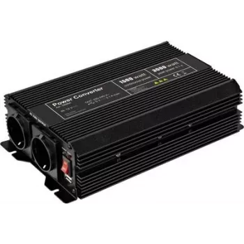 Goobay SPW IT pārveidotājs 1500 W 12 V/DC - 230 V/AC, 5 V/DC (58884)