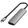 Satechi ST-P4SM saskarnes centrmezgls USB Type-C 10000 Mbit/s Pelēks