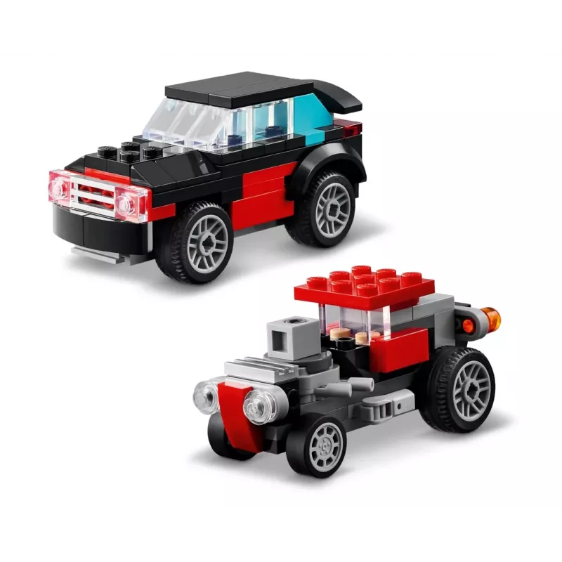 LEGO Creator 2-in-1 komplekts “Flatbed Truck with Helicopter” 31146, pārveidojams būvējums bērniem