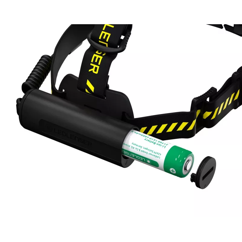 Ledlenser 502195 lukturītis melns, dzeltens galvas lukturītis LED